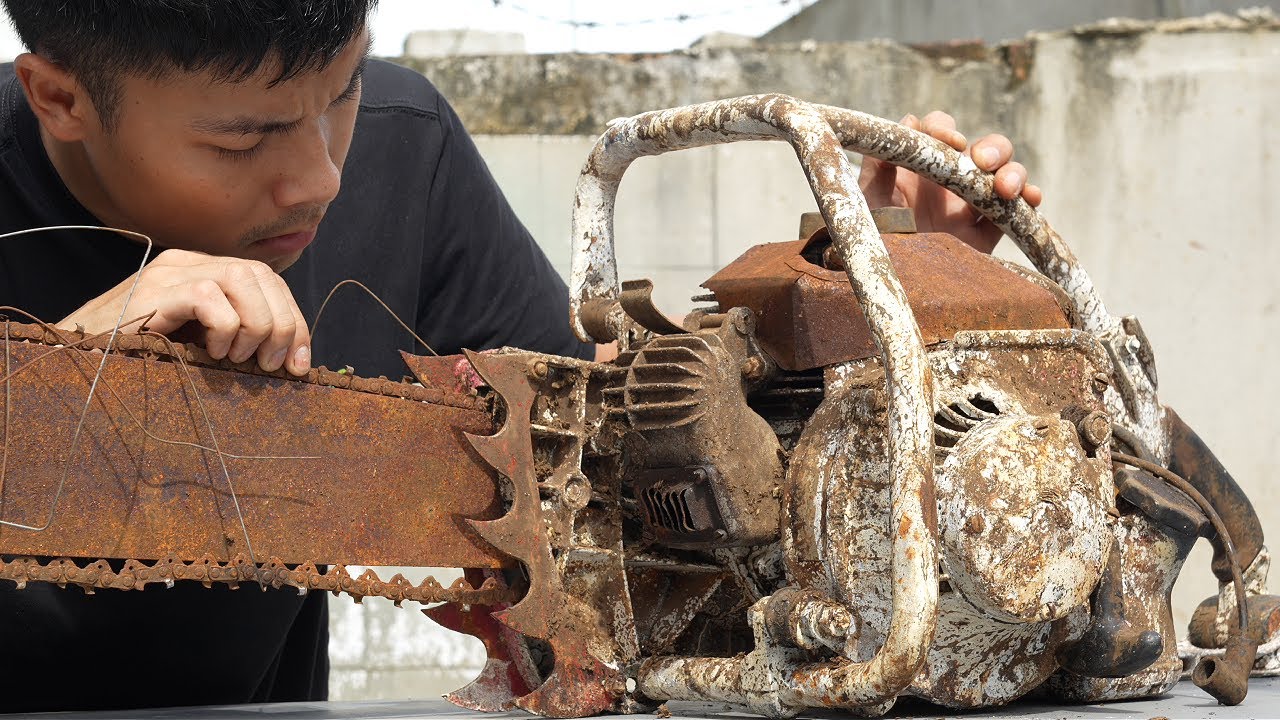 Инженеры STIHL подкупили меня миллионом долларов за восстановление пилы Contra 06, сделав её лучше