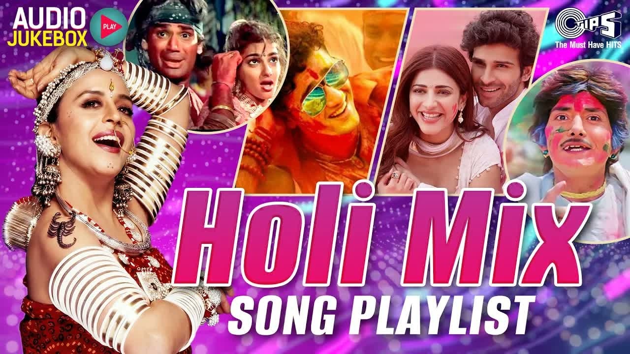 Holi Mix Playlist Songs 🎨 Nonstop Hindi Holi Songs  Top Bollywood Holi Songs Back to Back