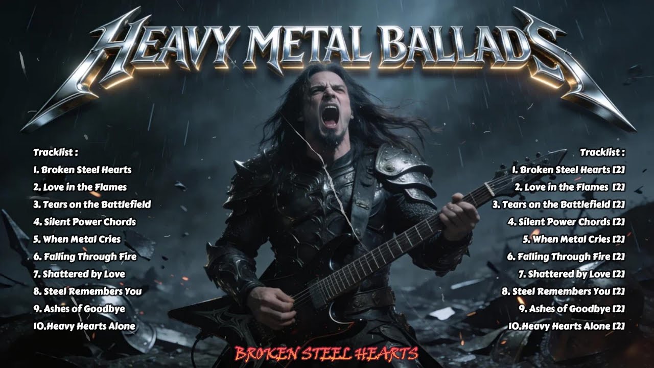 Heavy Metal Ballads 2026 ⚔️ Broken Steel Hearts | Epic Power Metal Love Songs | Flameheat Ballads