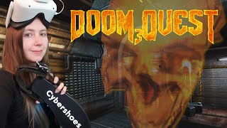 Ich zocke DOOM 3 in VR!!! [mit der Quest 2 und den Cybershoes]