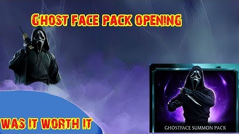 Ghost face pack opening was it worth it Mk mobile update 7.0
