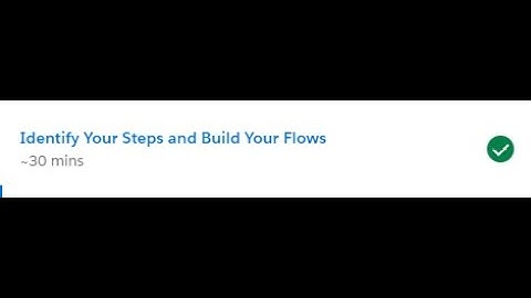 Identify Your Steps and Build Your Flows Unit  #102 #17_03_2023