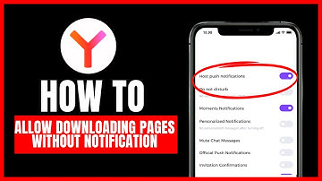 How to allow downloading pages without notification on Yandex Browser