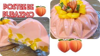 Postre de durazno fácil y rápido