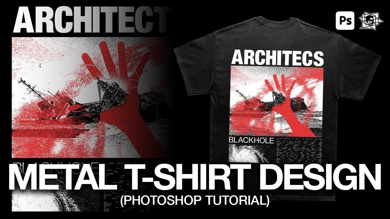 DESIGNING A METAL T-SHIRT (Photoshop tutorial)