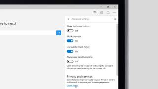 microsoft edge - how to show the home button