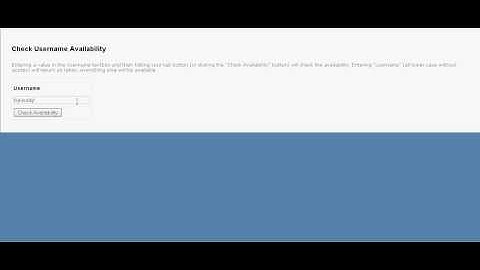 Check username availability with jquery, MVC, and C#