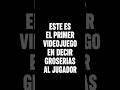 El PRIMER videojuego que INSULTA al jugador 💀 #videojuegos #retro #famicom #curiosidades #shorts