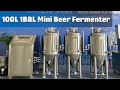 100l 1bbl mini beer fermentation tank unitank  hulk brewtech