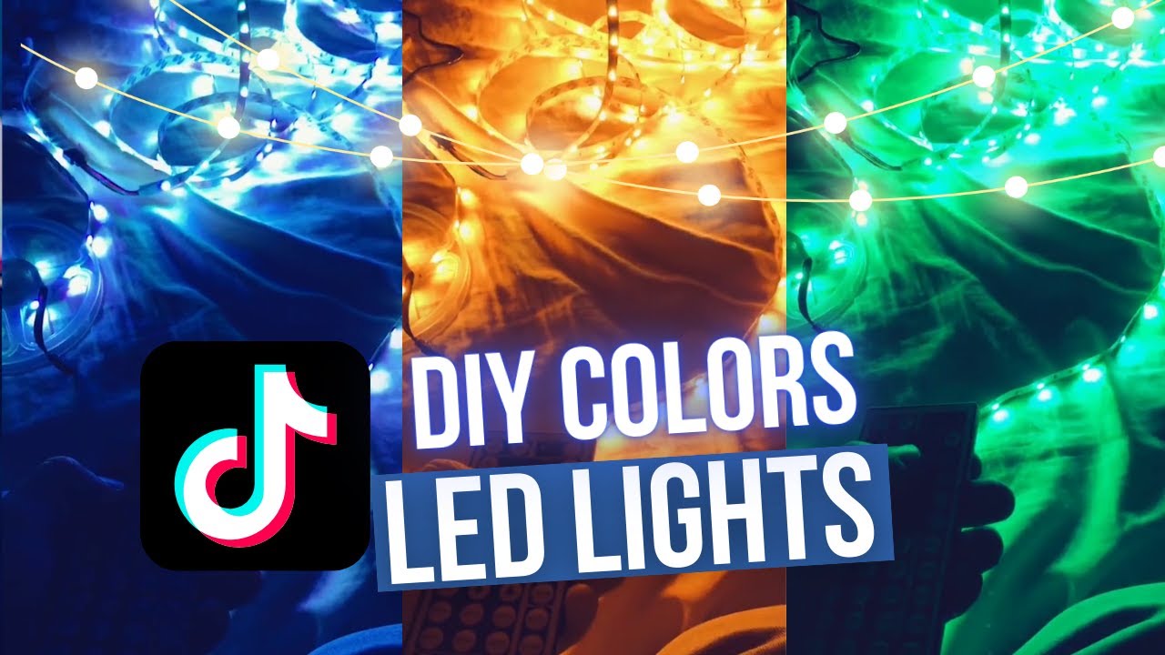 Tiktok Led Light Compilation DIY Colors Lavender, Maroon, etc YouTube