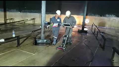 Mark IV Tank Floor Scanner: Scanning a Tank (2)