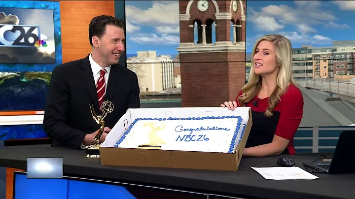Celebrating Emmy Win