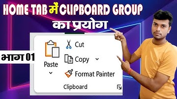 Clipboard group use in Ms excel