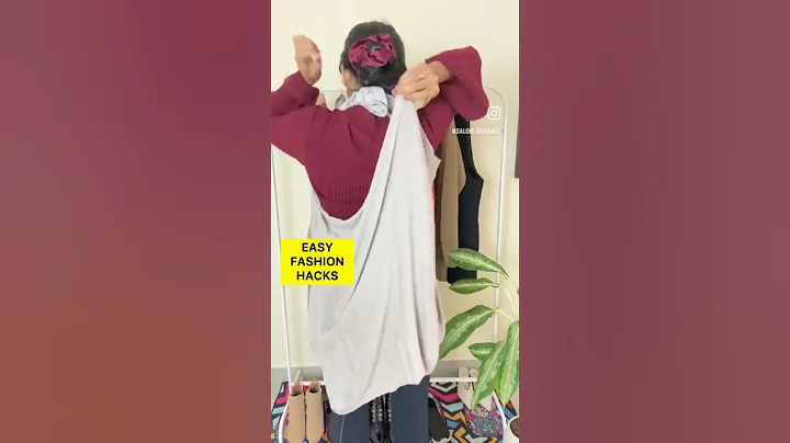 Shawl Hack For Winter #fashionhacks #diy #scarf #shawltutorial #stylehacks #fyp #foryou #draping