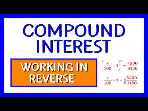 Compound Interest: Working in Reverse | GCSE Maths | The Online Maths Tutor