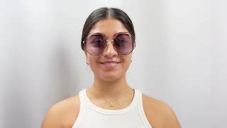 Woman model wearing Chloe CH0046S Sunglasses screenshot 4