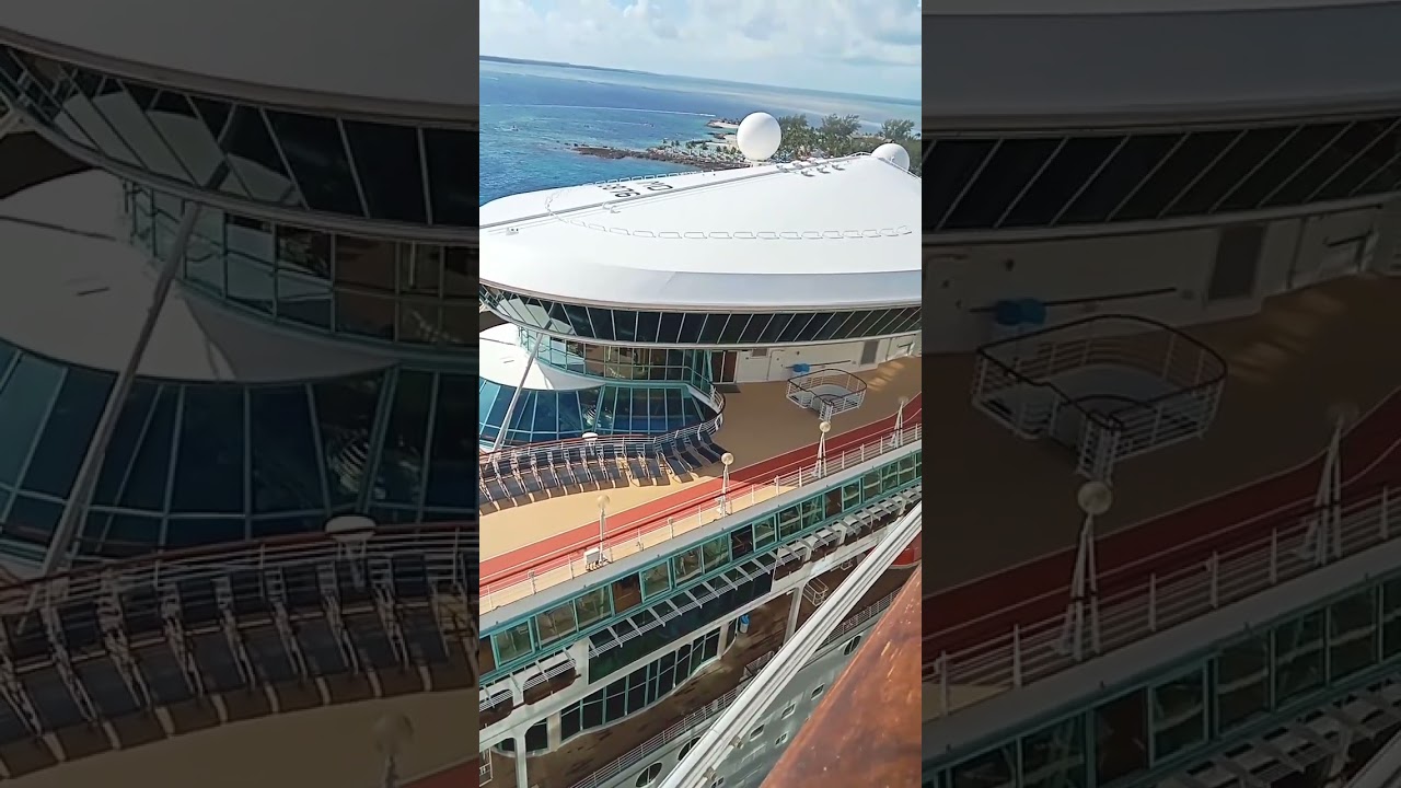 CRUISESHIP TOP VIEW Vision of the seas 👀😲 