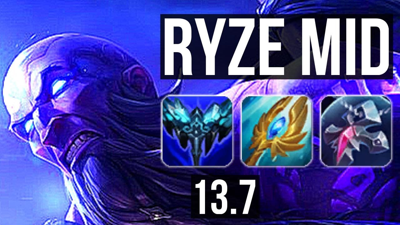 RYZE vs KATARINA (MID) | 10/2/12, 1.3M mastery, 300+ games | KR Diamond | 13.7