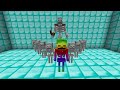 One day in the life of Skeleton / Golem attack / Trolling Herobrine
