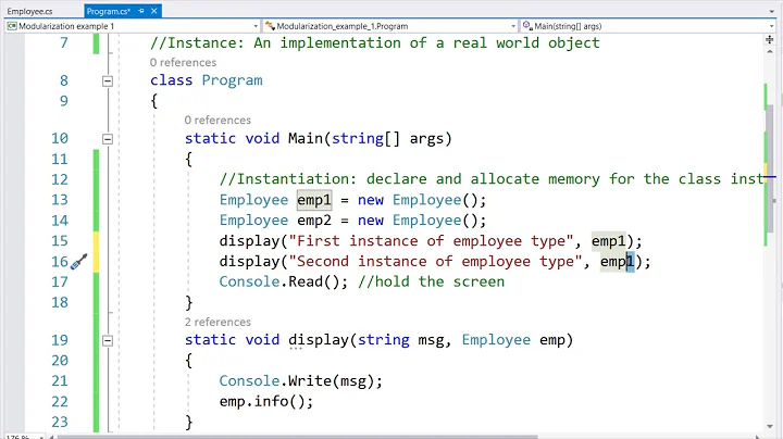 Passing Objects to Methods - C# Programming