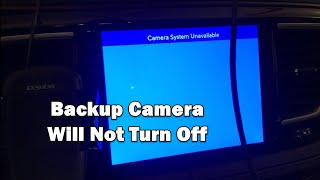 2017 Chrysler Pacifica - Camera System Unavailable
