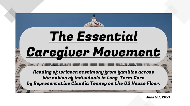 Essential Caregiver Testimony - June 29, 2021
