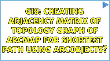 GIS: Creating adjacency matrix of topology graph of ArcMap for shortest path using ArcObjects?