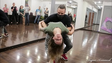 Алешандре Густаво и Карина Рыкова, Ipanema, zouk demo 2021.12.06 (1)