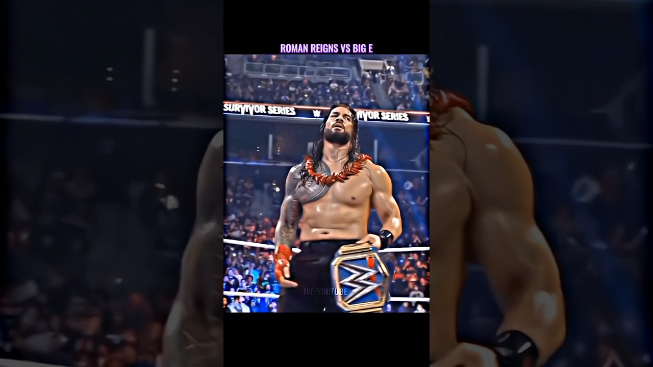Roman Reigns vs Big-E 🔥☠️|| Survivor Series ⚡ Champion vs Champion Match 🥵⁉️ 