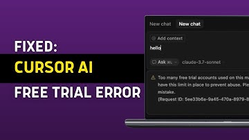 [Fixed] Too many Free Trial Accounts used on this Machine Cursor AI (2025 GUIDE)