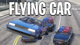 Trolling The Cops with Flying Car in GTA 5 RP