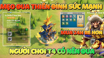 Mẹo Đua Thiên Đỉnh Sức Mạnh Ngày Mai! Chiến Thuật Cho T4 - Skin Nhà Ngon Nhất Game Rise of Kingdoms