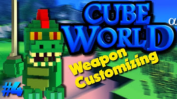 Cube World Gameplay - Part 4 - Weapon Customizing(Open Alpha)