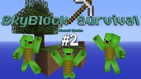 Skyblock Survival Episode 2!: The Farm And The Mob Spawner!