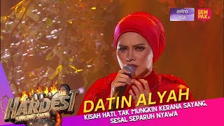 ALAMI MASALAH TEKNIKAL, DATIN ALYAH TETAP TENANG | THE HARDEST SINGING SHOW