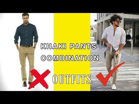How to match khaki pants and shirts - Quora