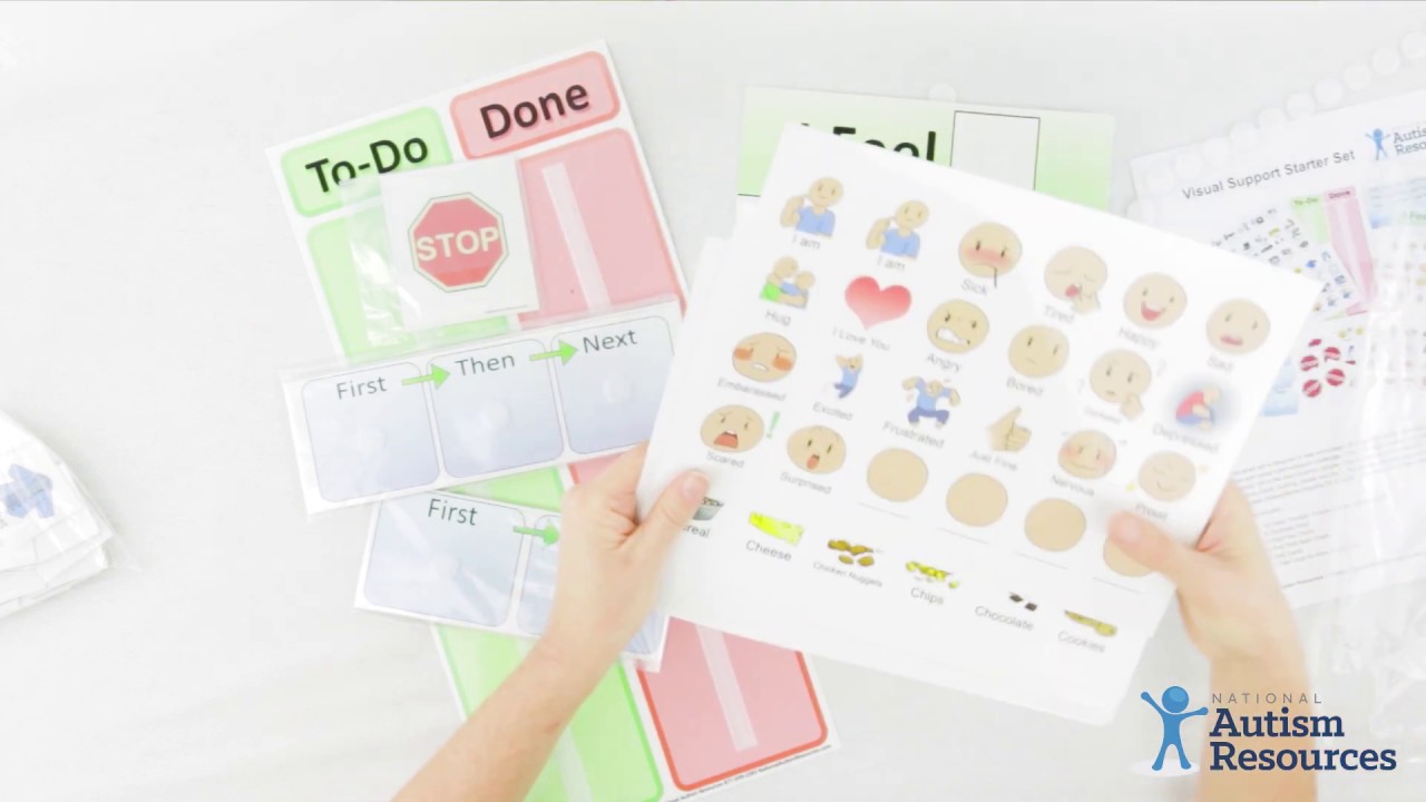 Visual Support Starter Set - YouTube