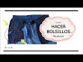 Como hacer BOLSILLOS? Muy fácil...../Reemplaza los bolsillos rotos de tu Jeans