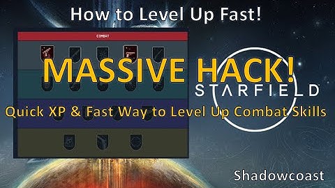 Fastest Way to Level Up in Starfield! How to Quickly Gain Xp and Level Up Combat Skills!