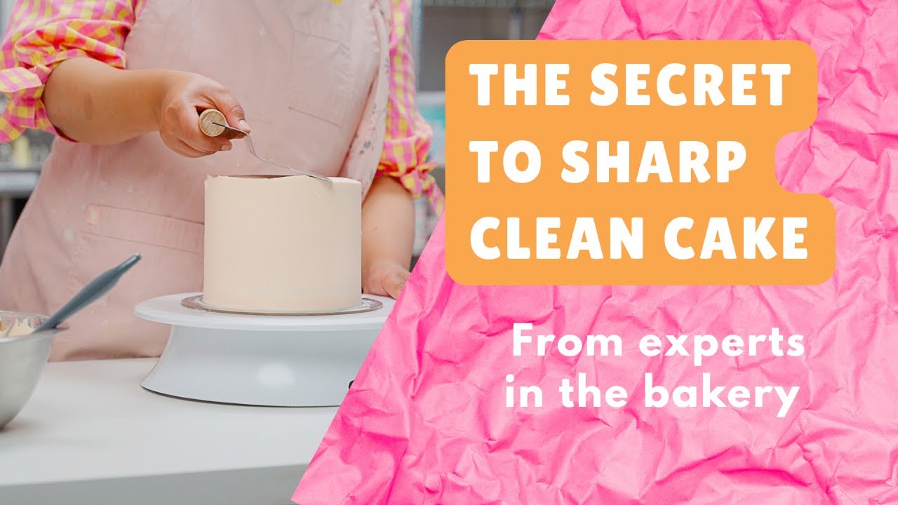 The secret to sharp clean cake | DIY | Tutorial from experts in Bakery
