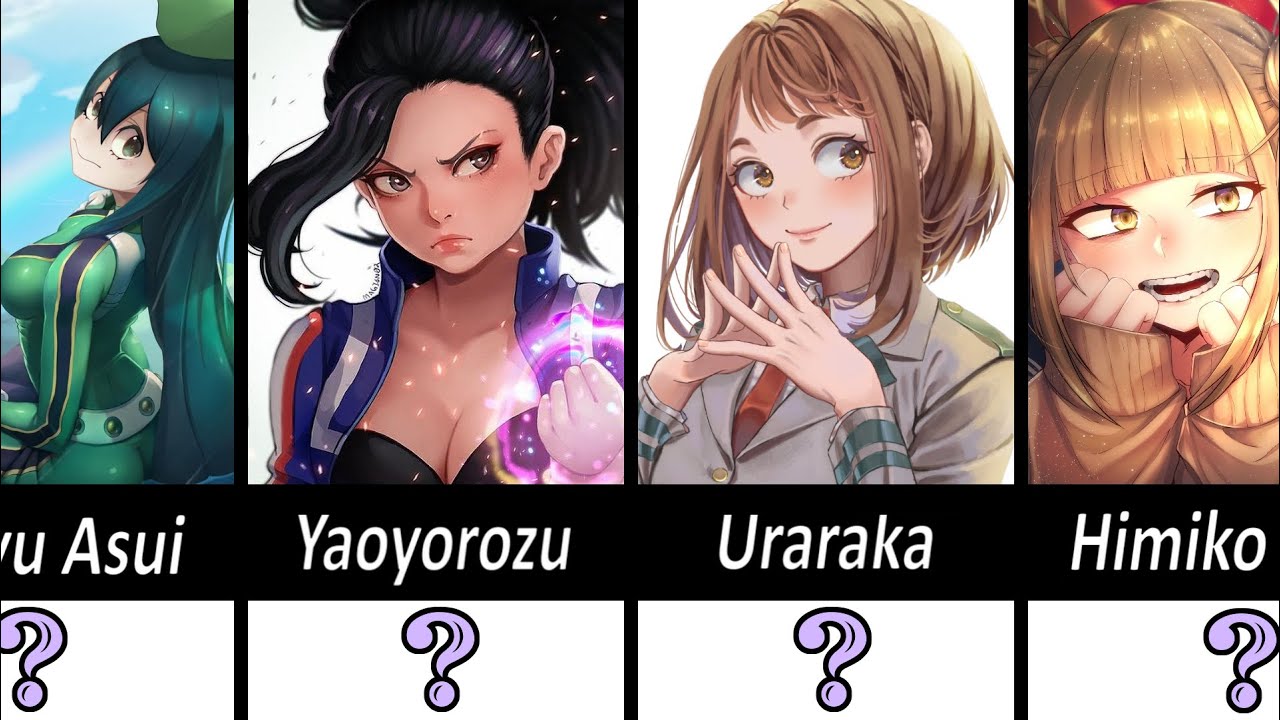 My hero academia waifus