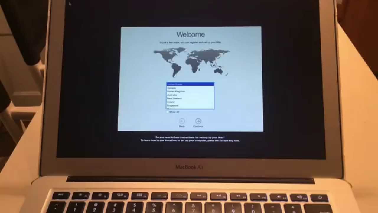 how to reformat macbook pro 2009