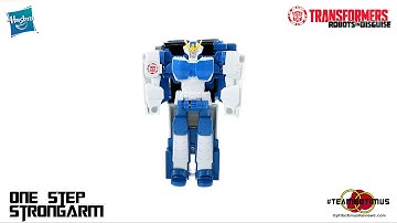 Video Review of the 2015 Transformers Robots in Disguise: One Step Strongarm