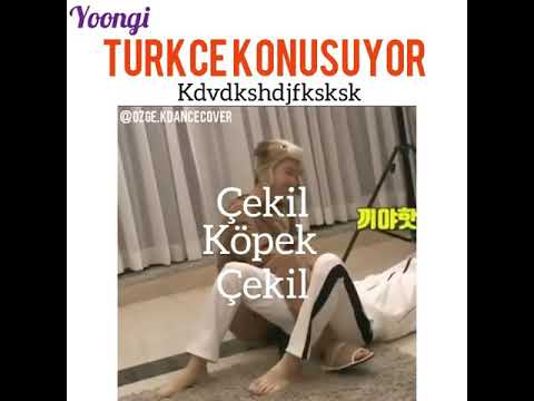 yoongi türkçe konuşuyor. (bts- suga)