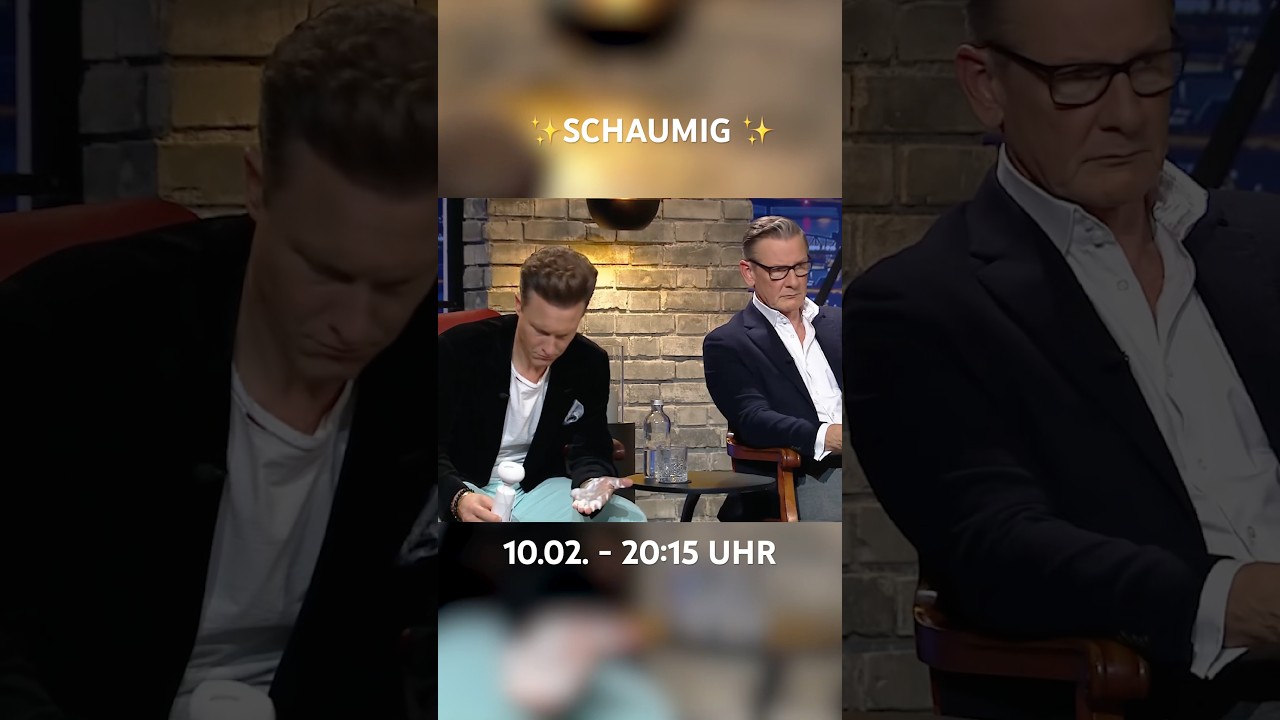 Es wird schaumig in der ersten Folge ✨