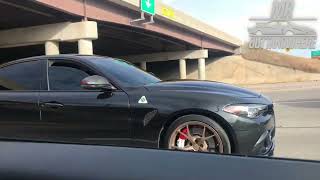 Straight Piped Alfa Romeo Giulia Exhaust! Worlds Loudest Alfa Romeo Exhaust Pops n Bangs Burble Tune Alfa Romeo Straight Pipe