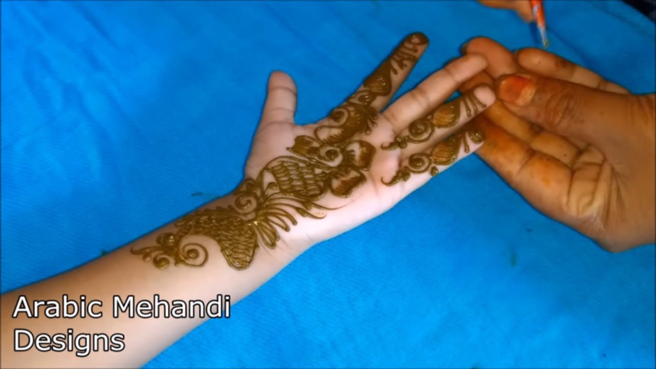 Simple Arabic Mehandi Bridal Mehndi Designs For Hands Full
