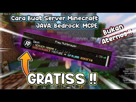 GRATIS!! Cara Buat Server Minecraft CRACK JAVA, BEDROCK dan MCPE | Secuil Minecraft Tutorial GRATIS!! Cara Buat Server Minecraft CRACK JAVA, BEDROCK dan MCPE | Secuil Minecraft Tutorial