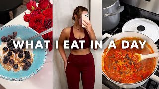 WHAT I EAT IN A DAY! How Im Getting Back On Track!