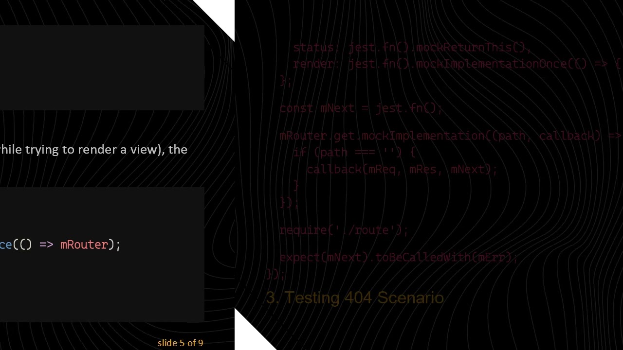 How to Effectively Test Express Router Catch Branches Using Jest